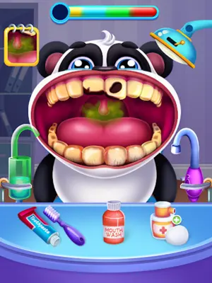 Pet Doctor Kids Dentist Game android App screenshot 3