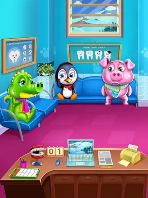 Pet Doctor Kids Dentist Game android App screenshot 4