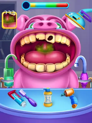 Pet Doctor Kids Dentist Game android App screenshot 6